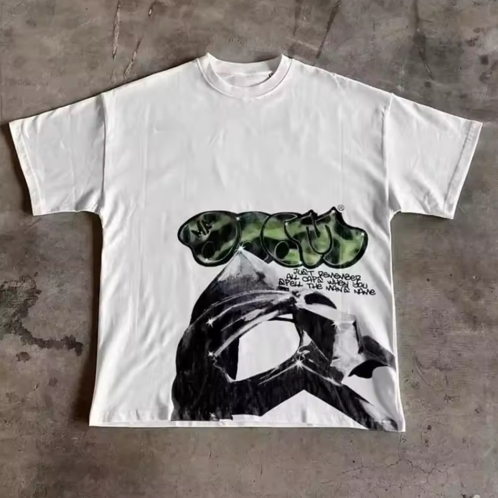 White Graphic Tee